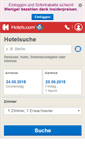 Mobile Screenshot of de.hotels.com