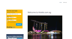 Desktop Screenshot of hotels.com.sg