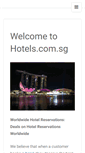 Mobile Screenshot of hotels.com.sg