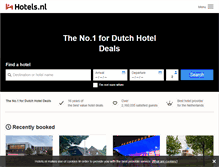 Tablet Screenshot of hotels.nl