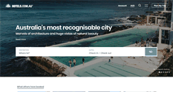 Desktop Screenshot of hotels.com.au
